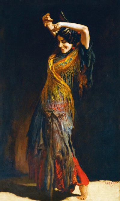The Flamenco Dancer by Leopold Schmutzler